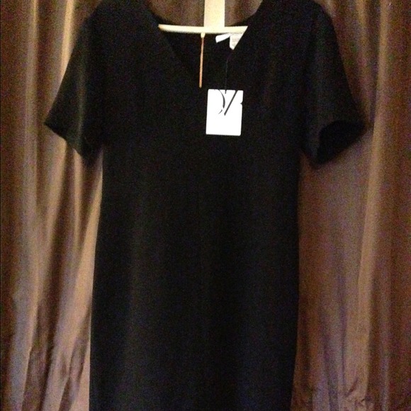 Diane Von Furstenberg black dress sz 14 new w/tag