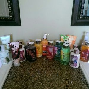 Bath and Body shower gel and Body lotion.