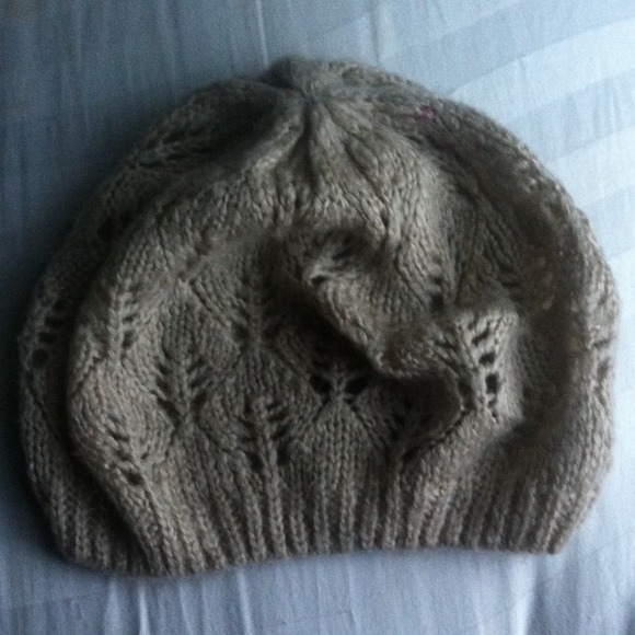 Tan slouchy beanie