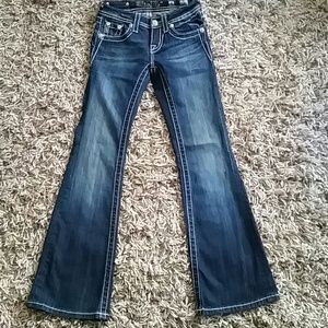 NEW Miss Me Girls Jeans JK5616B BOOKS SZ 8