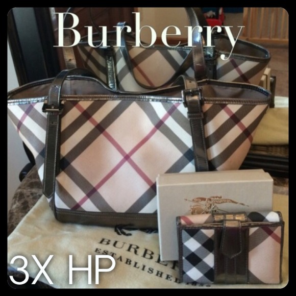 Burberry Handbags - ONE day sale BARGAIN Burberry Nova Bag & wallet