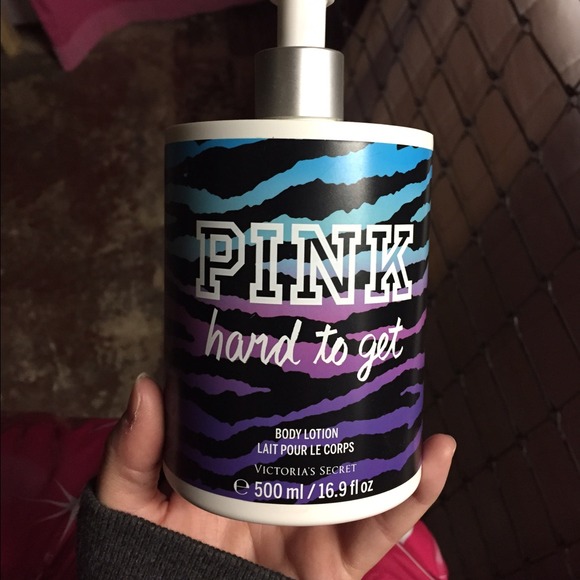 Pink body lotion