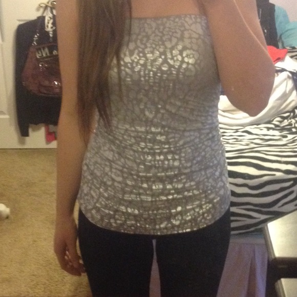 NWOT Leopard print Express tube top