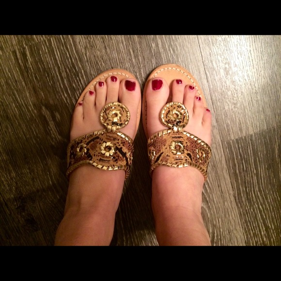 Snakeskin Print Jack Rogers Navajo Sandals