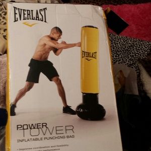 Everlast Inflatable Punching Bag bundled lot