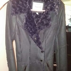 Super cute black winter coat