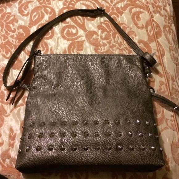 Gray Jessica Simpson Messenger Bag - Picture 2 of 4
