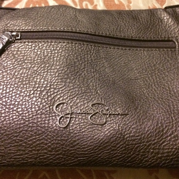 Gray Jessica Simpson Messenger Bag - Picture 4 of 4