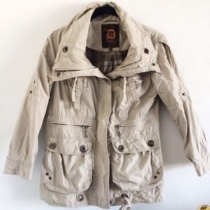 Beige utility jacket