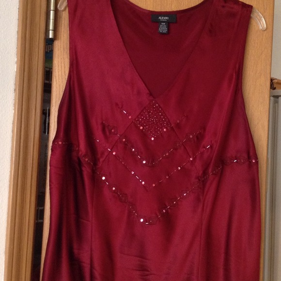 Silk blouse with beading **Reduced**