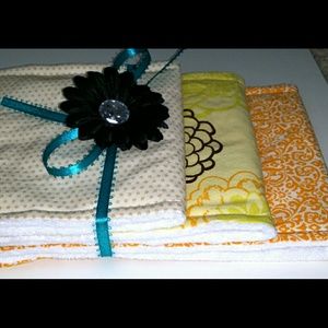 Minky burp cloth