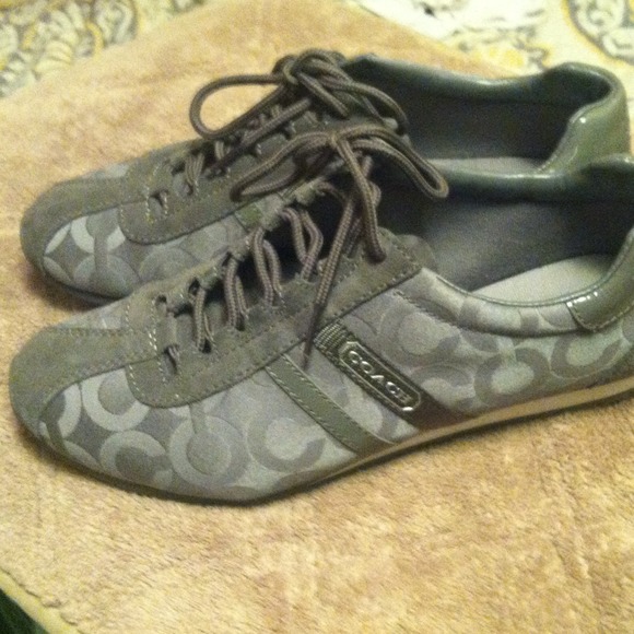 Grey Coach shoes