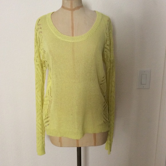 BOHME LIME SWEATER - Picture 1 of 2
