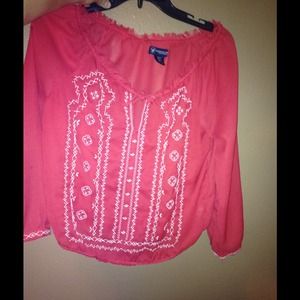 American eagle Aztec blouse