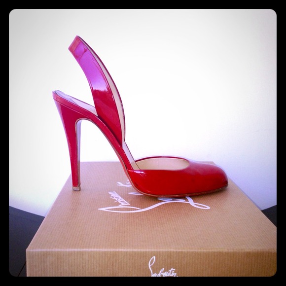 CL Piqué 100mm Red Patent