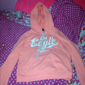 Medium American eagle peach hoodie