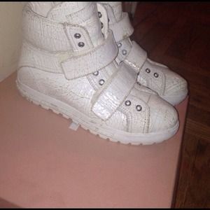 Miu Miu authentic wedge sneaker!! Available