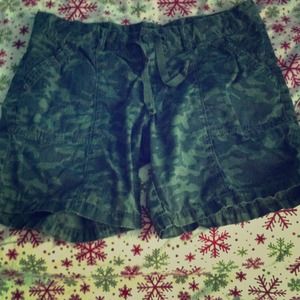 Army camo shorts