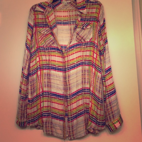 Long Sleeve Multi color Cabi cotton shirt