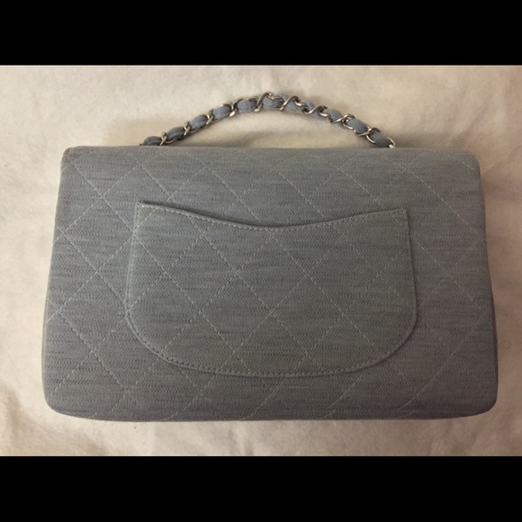 ⛔️SOLD⛔️ Authentic Chanel Jersey Classic Flap - Picture 4 of 4