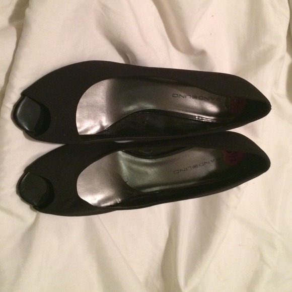 Bandolino black wedge shoes - Picture 1 of 3