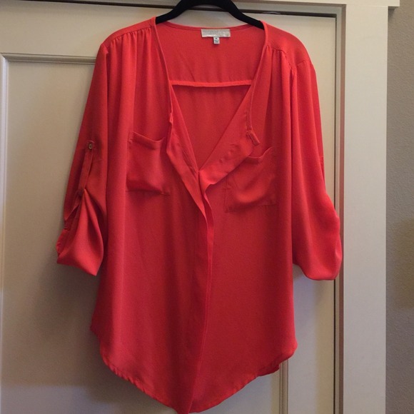 Beautiful orange blouse