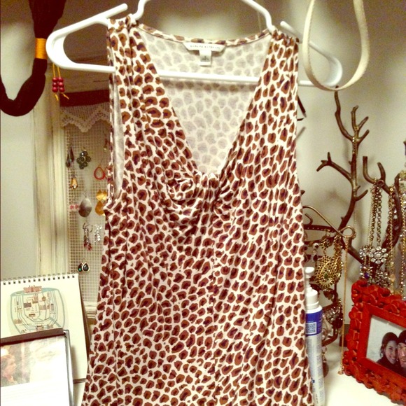 Banana Republic animal print top