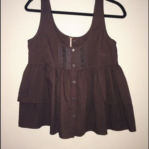Free People Flowy Layered Tank