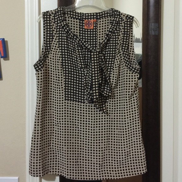 Silk Tory Burch sleeveless blouse