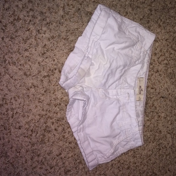 White Cargo Shorts