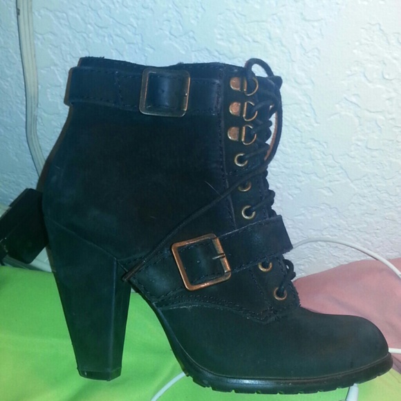 Seychelles heeled boots (: