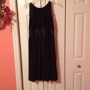 Cocktail dress dark purple