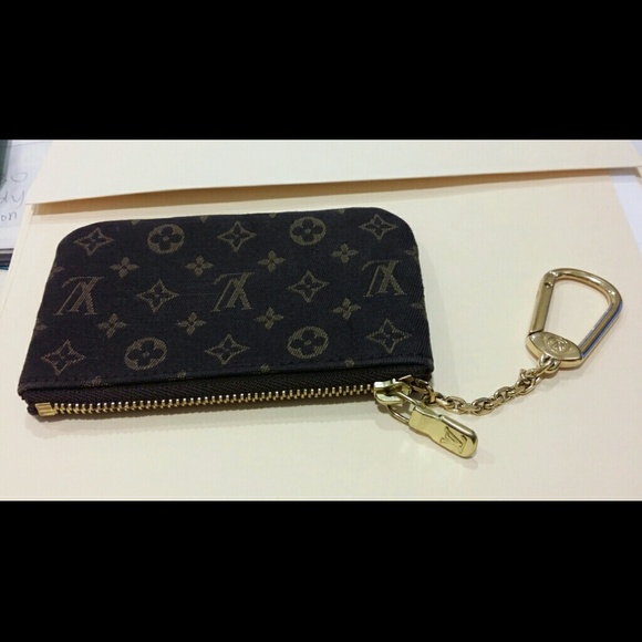 AUTHENTIC LOUIS VUITTON MINI LIN CLES