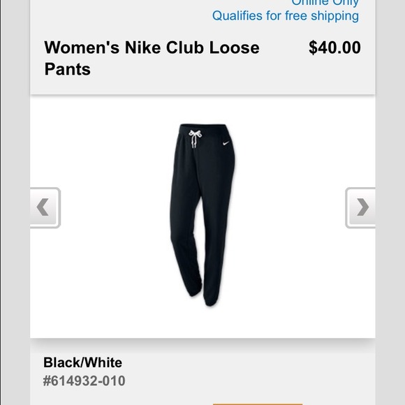 RESERVED  11-20-14/11-24-14 Women nike sweats