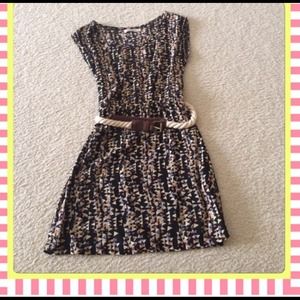 Short dress / Long top with cream rope.