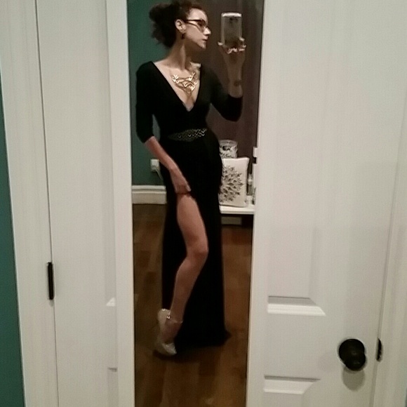 custom made with love Dresses & Skirts - Black custom made maxi gown