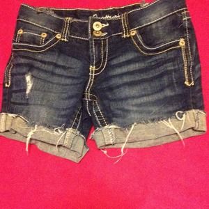 Amethyst jean shorts