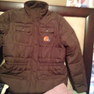 NFL Cleveland  Browns quilted jacket /coat