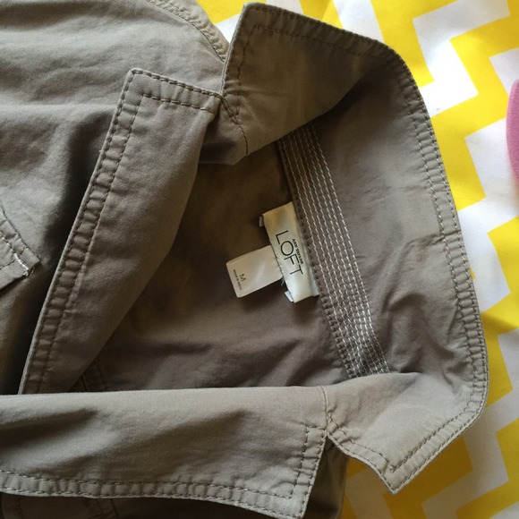 Ann Taylor LOFT safari jacket M - Picture 2 of 3