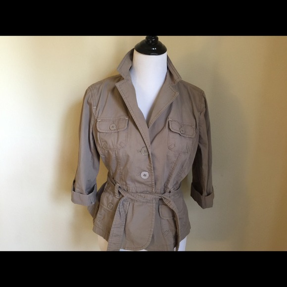 Ann Taylor LOFT safari jacket M - Picture 3 of 3
