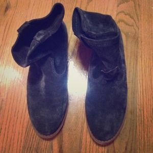 Ecote grey suede slouchy boots