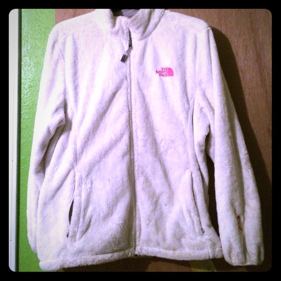 ON HOLD! White Breast Cancer Awareness  Northface