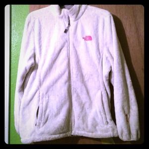 ON HOLD! White Breast Cancer Awareness  Northface