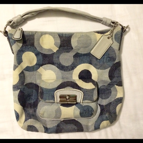 Coach blue shoulder bag✨