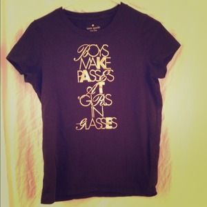 Kate Spade " boys make passes at girls in glasses