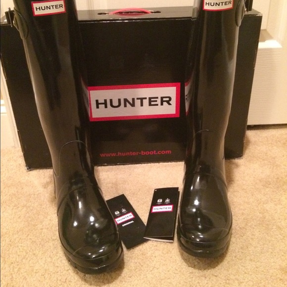 Original Gloss Black Hunter Boots