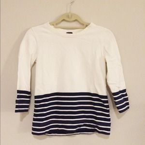 J Crew Nautical Stripe Top
