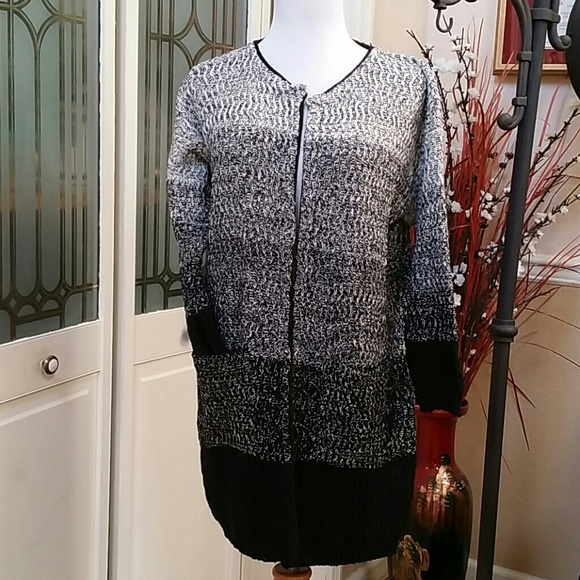 MOVING OUT SALE! Long Knitted Ombre Cardigan - Picture 2 of 3