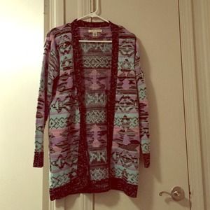 Fun winter cardigan!