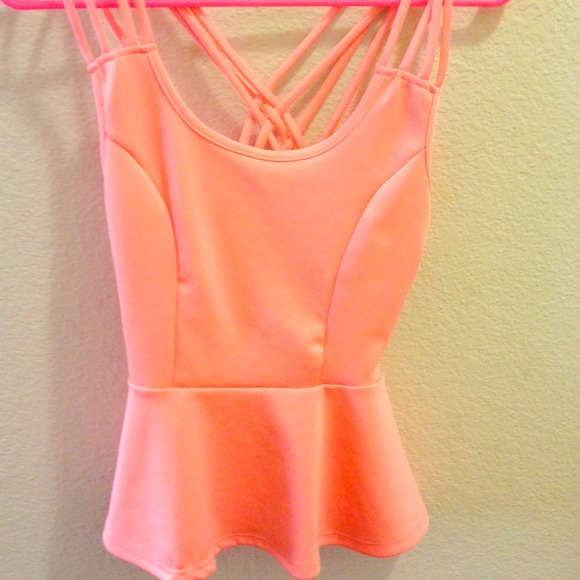 Coral Peplum